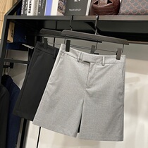 MRMW2021 summer new Korean loose high waist five-point pants female OL temperament casual slim suit shorts tide