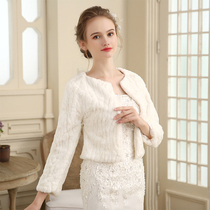 Fur Shawl New Bridal Wedding Dress Soft Warm Dress Accessories Autumn Winter New High Imitation Fox Fur Dress Shawl