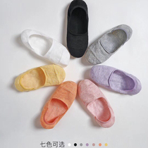 Socks male and female summer boat socks pure cotton no drop heel Short socks Shallow Mouth Invisible Women Socks Antibacterial Stink and Breathable Thin socks