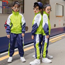 Primary school uniforms spring and autumn suits kindergarten entrance photos clothing green garden clothing autumn sports games unified class uniforms
