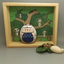 Ghost princess Hayao Miyazaki animation custom birthday ornaments Creative custom gifts Stone fun tribe hand-painted stone painting
