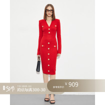 Z boss Polmanfa-style Moden cross year wardrobes dress X Type of body Type imported wool weaselloo dress