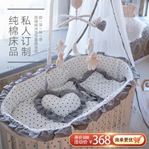 ins baby bedding kit custom cotton newborn baby bed baby bed baby bed bed bed summer