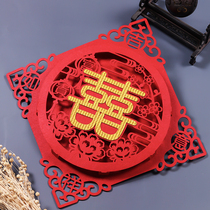 Wedding Double happy words Entrance Doors Bedroom Decorative Pendants Wedding House Arranged Stairs Special Hanging Accessories Wedding Celebration Items