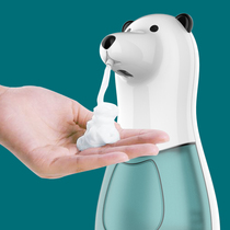 White bear automatic induction foam hand sanitizer detergent bubble replacement soap dispenser bottle hotel toilet