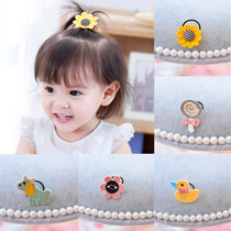 Baby children small rubber band hair circle Girls rubber band tie hair Baby head rope hair accessories Korean princess cute toddler