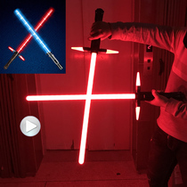 Star Wars Light Sword Laser Sword Telescopic Cross Broken Hands Luminous Treasure Sword Boy Fluorescent Stick Children Toy Knife Sword