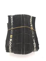 Black label blockstar bmx ultra-light folding tire 110psi 20x2 35 499g