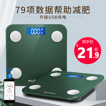 Charging electronic weight scale Household accurate body fat measurement Intelligent body fat scale Durable small family weighing