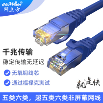 Network cubic cable household Super Six 6V 5 class Gigabit High-speed indoor router computer broadband network cable 1 m 2 m 3 m 5 m and 10 m