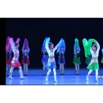 Childrens Dance 8th Xiaohe style Longda Mei Duo performance costume Tibetan dance costume national performance costume