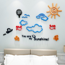 Childrens room decorations in the bedroom with bedside transformation wall stickers mural creative cartoon boys and girls