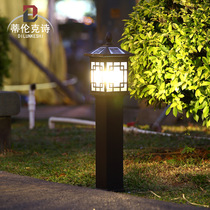 Grass Terrace Light Outdoor Waterproof New Chinese Garden Villa Park Grass Patio Home Yard Super Bright Solar Lamp