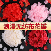 Simulation of rose petals decorative bed flowers marriage confession shou sa hua wedding sprinkle petals manufacturing romantic arrangement