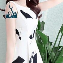 Upgraded version of juice fire arm tattoo stickers for men and women waterproof simulation tattoo stickers that cannot be washed off for 15 days