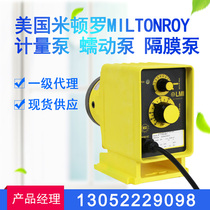 American Miltonroy Mitton Roo Diaphragm Metering Pump Electropneumatic Hydraulic Pump Vacuum Mechanical Pump