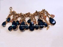 Big-name designer 24k gold-plated heavy-duty fireworks Crystal bracelet(award-winning)