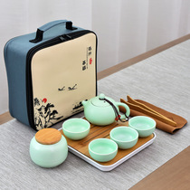Manufacturer portable one pot of four cups Defied kiln set of tea set of tea set to sell tea set for ceramic travel