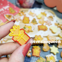 Christmas Customs Simulation Physical Food Play Cookies DIY Drop Glue Cream Mobile Phone Shell Frothy Glue Filling