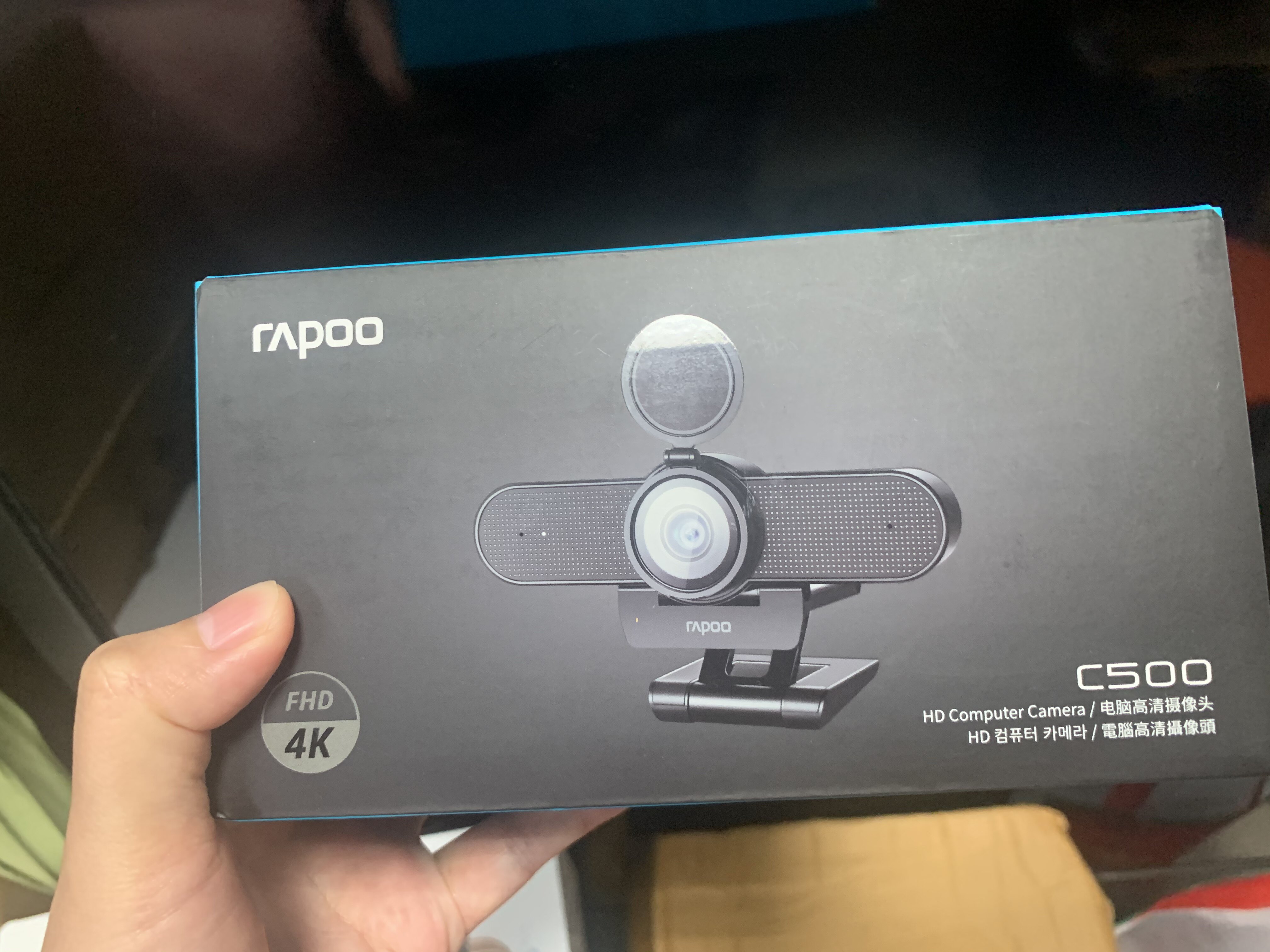 Lei Bai C500 4K USB computer mirror head with microphone desktop computer notebook postgraduate entrance examination interview live broadcast