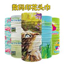 Digital printing multifunctional versatile riding Magic headscarf sunscreen equipment facial scarf bib for men and women outdoor sports