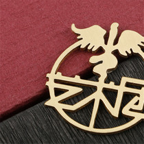 High-end metal cluster butterfly hat custom activity chest needle making paint enamel decoration
