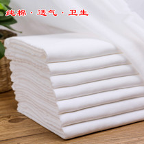 Pure cotton steamed bread steamed bun cloth steamer gauze white breakfast canteen cooked cake incubator tofu cover cloth filter