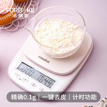 Farbakery Electronic Scale Chronograph Hand Sprint Coffee Kitchen Scale Precision Multifunction Baking Tool Home