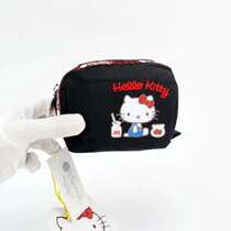 New Woman Bag Cartoon Mini KT Cat Makeup Bag Hand Grab Bag Zero Wallet Small Bag Mouth Red Packet Key Bag 6701