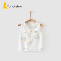 Tongtai Four Seasons 3 months-2 years old infants and women baby clothes cotton casual home vest waistcoat