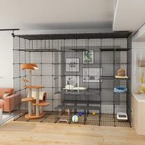 Cat cage Villa oversized free space multi-storey luxury DIY cat cage four-story large apartment double Cat House Cat House