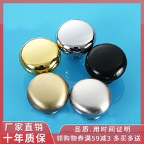 Modern minimalist stainless steel bright chrome color closet door handle American black gold ancient bronze color round ball single-hole handle