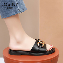 Zhuo Poetry Ni 2022 Summer New Beach Slippers Women Flat Bottom Shoes Fairy Outer Wear 100 Hitch Casual Fashion Cool Slippers