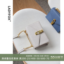 Bag Bag Woman Skew Satchel Small Square Bag Genuine Leather Chain Bag Spring Summer New Mini Mobile Phone Bag Soft Leather Bull Leather Texture Bag