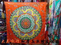Dunhuang murals silk scarves 110CM MMY flying square scarves classic murals Dunhuang souvenir shawls