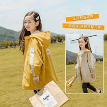 Childrens clothing girls double-sided windbreaker coat spring and autumn models 2020 new Korean version of childrens children in Autumn Tide
