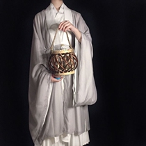 womens summer Chinese style solid color bright three piece cloak set summer mens full set