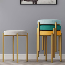 Nordic light luxury bar chair back high stool modern minimalist home bar stool milk tea shop front desk leisure chair