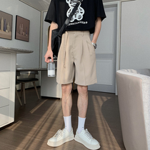 Hualun shorts men summer thin fashion loose and versatile five-point pants tide ins summer outside wearing pants slacks