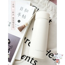 Thermos Cup female student cute bouncing cover water cup small portable cup ins simple Japanese mini male
