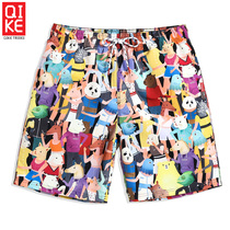 (Rider) beach pants mens Sao Qi flower shorts seaside holiday Thailand quick-drying loose swimming trunks anti-embarrassment