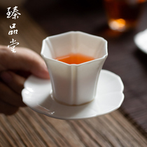 Zhen Pintang sweet white porcelain tea cup ceramic tea cup Kung Fu Cup small single cup simple tea cup household pure white