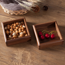 Dried fruit candy storage box coffee table tea table storage box porch key sundries storage box solid wood customization