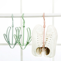 5-pack rotatable incognito shoe rack Hook-up hanging shoe rack Balcony drying shoe rack Plastic drying shoe rack