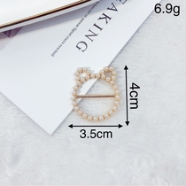 Shoulder Accessories Corner Knotted Clasp Silk Scarf Clasp theorist undershirt Hem T-Shirt Compassionate Woman Clothing Decoration Accessories Brooch