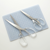 Minimalist transparent hand scissors Beauty tool Knife Creative Versatile Diy Hand Tent Tools Portable Little Scissors Students