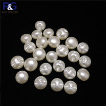 New round flat pearl button dark eye DIY button shirt button Children sweater cardigan shirt button button