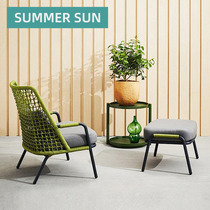 Nordic Furniture Creative Outdoor Composition Leisure vines Sofa-Like Sofa-style Balcony Sales Department in talks Restaurant chair