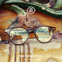 (Officially authorized)TVR glasses TVR505 Japanese handmade plate glasses frame Xu Zheng glasses of the same style Beijing