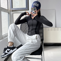 Breathable Yoga Suit Womens High Elastic Fitness Blouse Tight Fit Pants Spring Autumn Style Jacket Running Sports Suit New